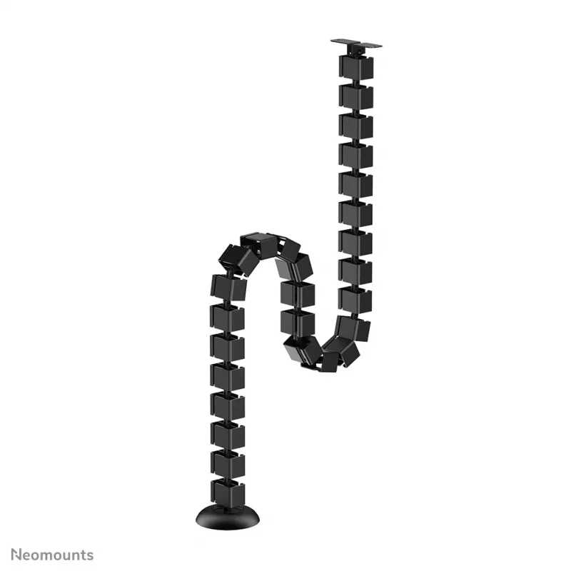 Uchwyt-organizator do kabli Neomounts ADS06-130BL montowany na śruby, czarny, segmenty 130 mm