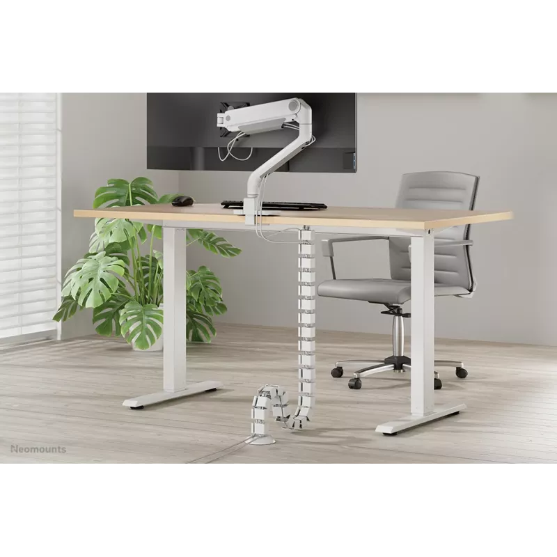 Organizer przewodów kręgosłupowy Neomounts ADS06-130WH montowany na śruby, biały, 130 mm