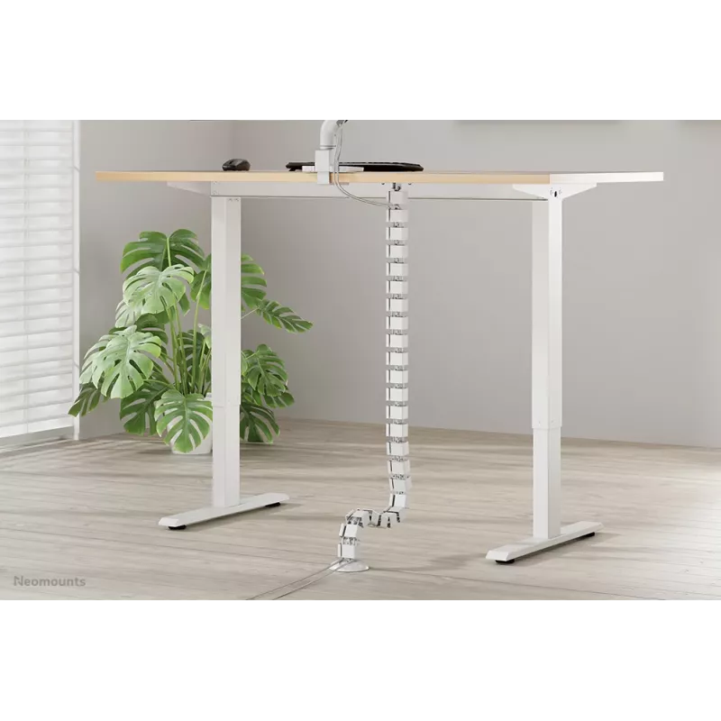 Organizer przewodów kręgosłupowy Neomounts ADS06-130WH montowany na śruby, biały, 130 mm