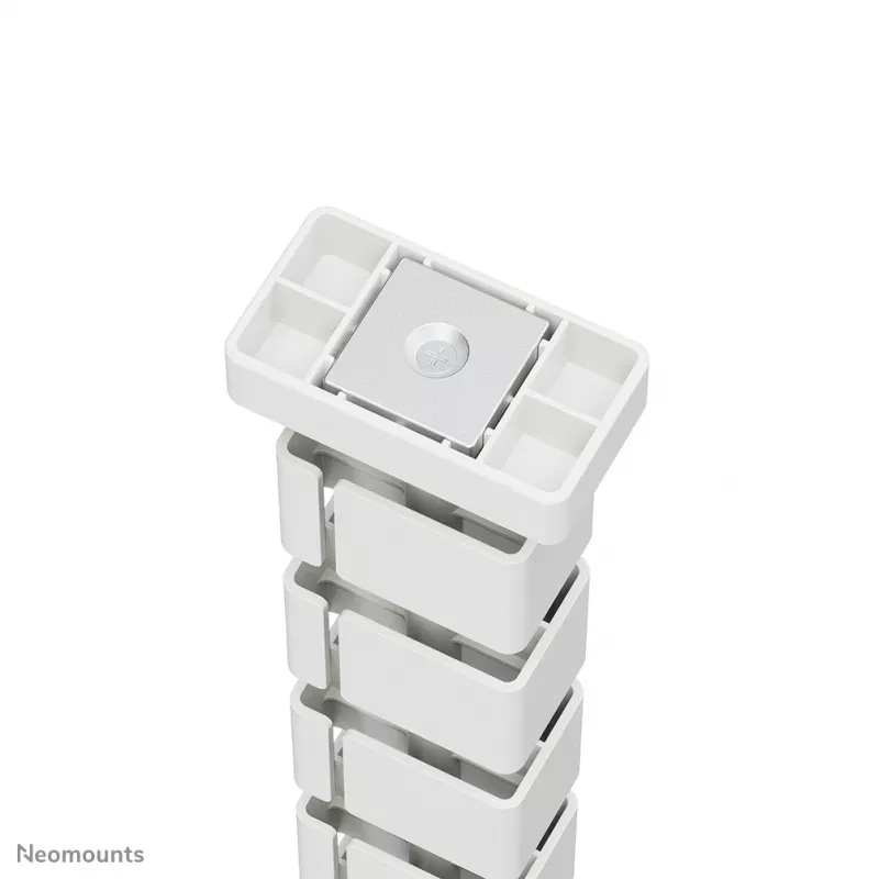 Organizer kabli na kręgosłup Neomounts ADS06-132WH montowany magnetycznie biały modułowy system zarządzania kablami