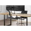Koryto kablowe Neomounts ADS07-121BL z zaciskowym mocowaniem, uniwersalne, czarne
