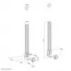 Neomounts AWL29-650BL1 Uchwyt do wideobaru/soundbara VESA - maks. 15 kg - uniwersalny
