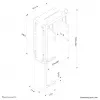 Uchwyt na CPU Neomounts CPU-D100SILVER - maks. 30 kg - uniwersalny