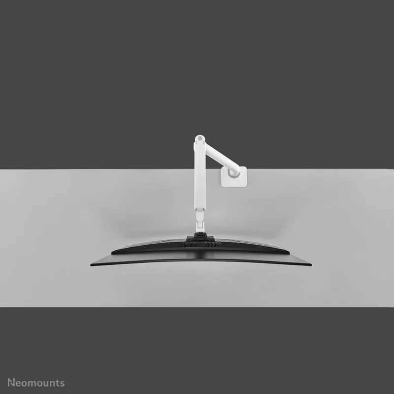 Neomounts DS70S-950WH1 Ramię do monitora 17-49 cali - sprężyna gazowa - Topfix - ogranicznik 180°