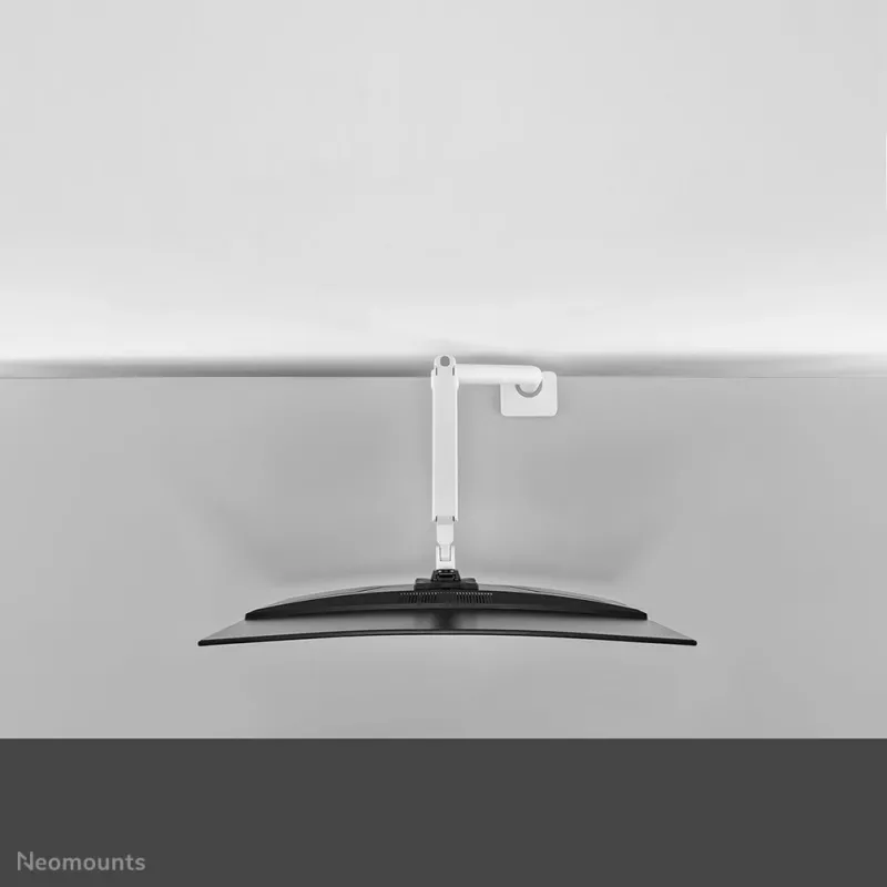 Neomounts DS70S-950WH1 Ramię do monitora 17-49 cali - sprężyna gazowa - Topfix - ogranicznik 180°
