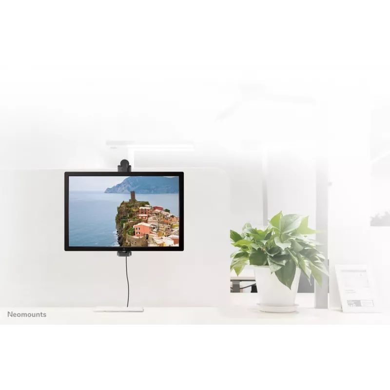 Uchwyt do monitora Neomounts FPMA-CH100Czarny 10-30 cali - do ścianki działowej - obrotowy