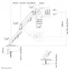 Neomounts FPMA-D650Czarny Monitor arm 17-27 inch - coil spring