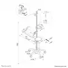 Mobilne stanowisko robocze Neomounts FPMA-MOBILE1800 10-27 cali