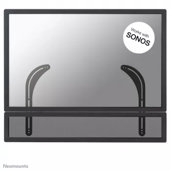 Neomounts NM-USP100Czarny uchwyt do soundbara Sonos - maks. 15 kg - montaż do ekranu