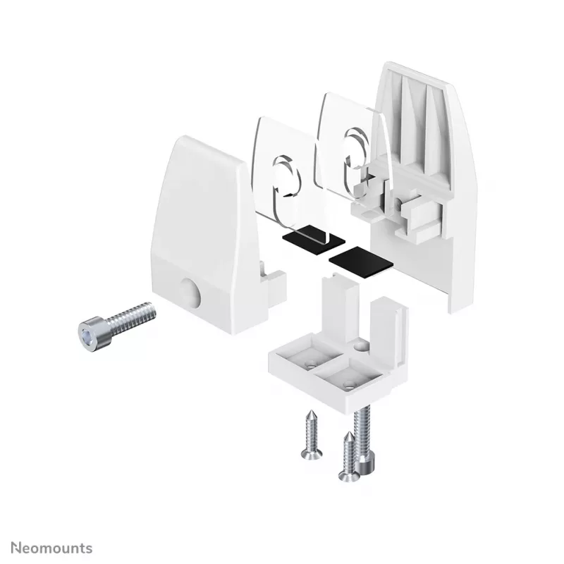 Neomounts NS-CLMP40WHITE Zestaw zacisków biurkowych (2 szt.) - maks. 5 kg