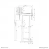 Neomounts motorised wall mount WL55-875WH1 110 kg 55-100 inch