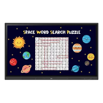Tablica interaktywna LG CreateBoard 165,1 cm (65 cali) 3840 x 2160 pikseli Dotyk Czarny USB / RF Bezprzewodowa