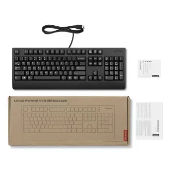Klawiatura Lenovo 4Y41R64620 Home/Office USB Kazachska Czarna