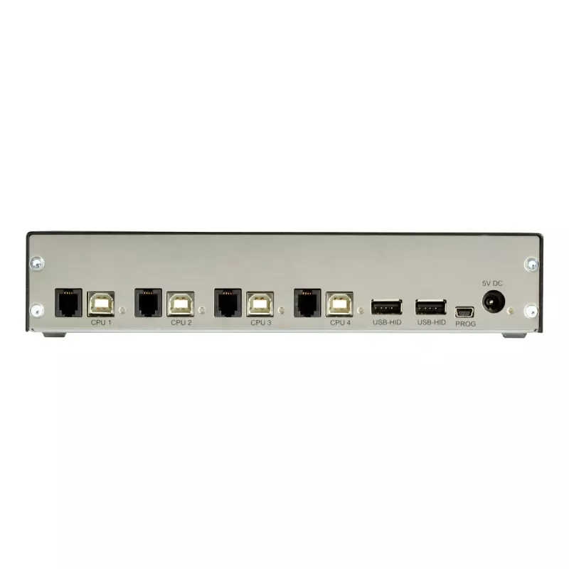 Przełącznik KVM Czarny Box ACX1004A-HID2 USB klawiatura mysz czarny