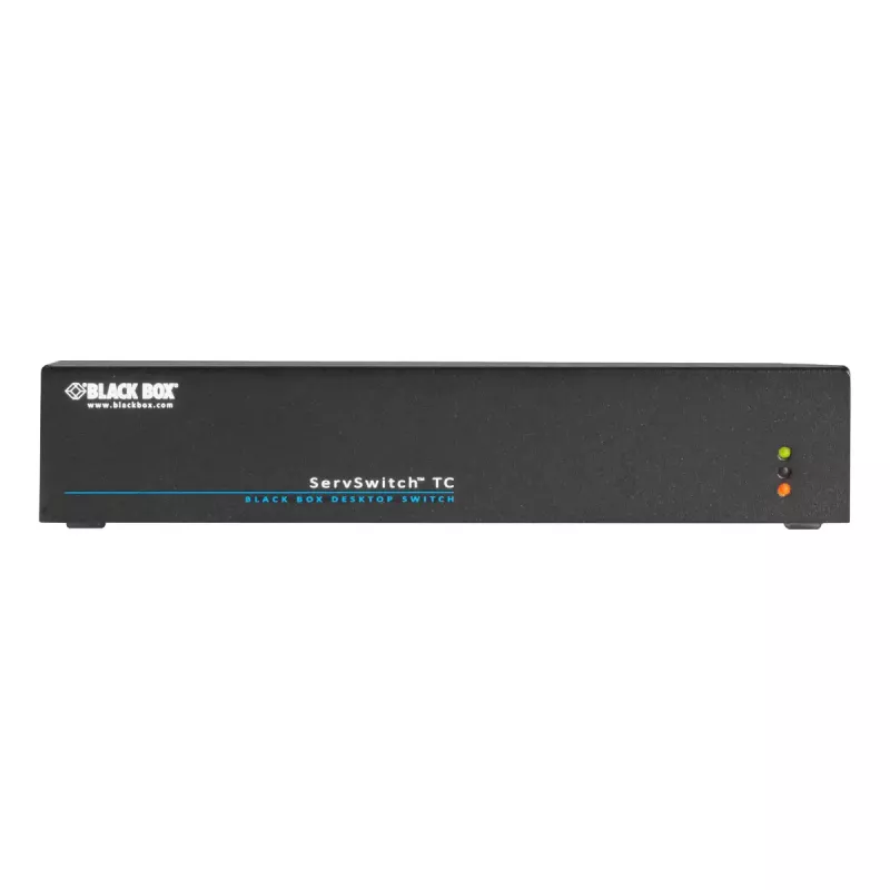 Przełącznik KVM Czarny Box ACX1004A-HID2 USB klawiatura mysz czarny