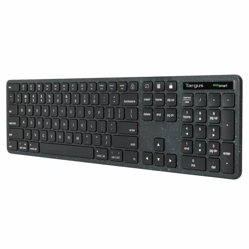 Targus AKB874NO Klawiatura uniwersalna USB QWERTY nordycka czarna pełnowymiarowa 104 klawiszy
