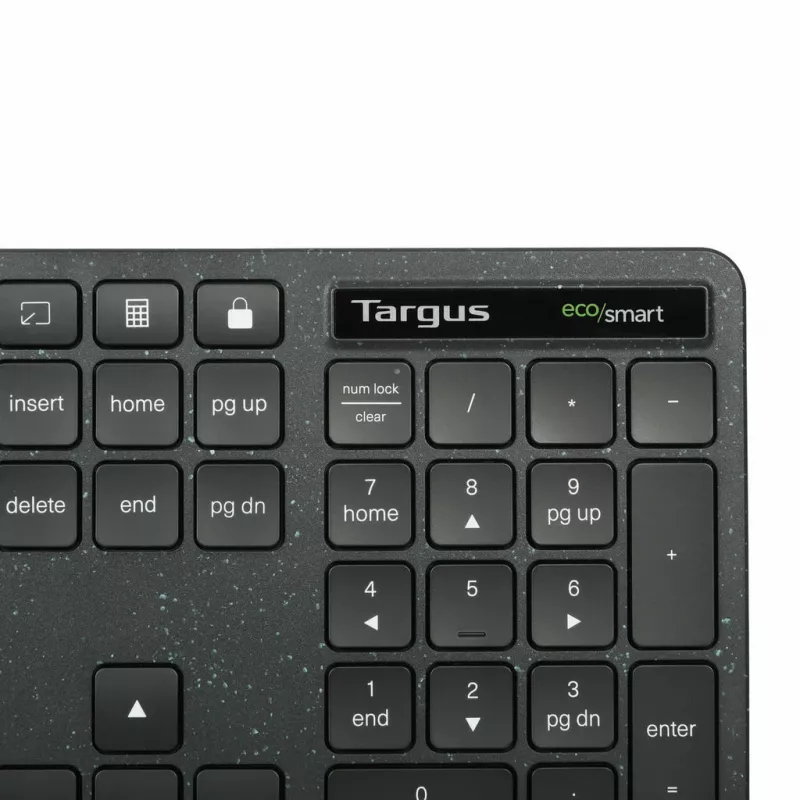 Targus AKB874NO Klawiatura uniwersalna USB QWERTY nordycka czarna pełnowymiarowa 104 klawiszy