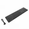 Targus AKB874NO Klawiatura uniwersalna USB QWERTY nordycka czarna pełnowymiarowa 104 klawiszy