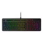 Przewodowa klawiatura gamingowa Lenovo K310 — pełnowymiarowa 100%, USB, US English, podświetlenie RGB, czarna, kabel 1,8 m