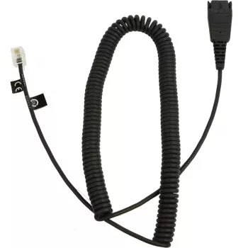 Telephone kabel Jabra 8800-01-06 QD standard 0.5 m Czarny