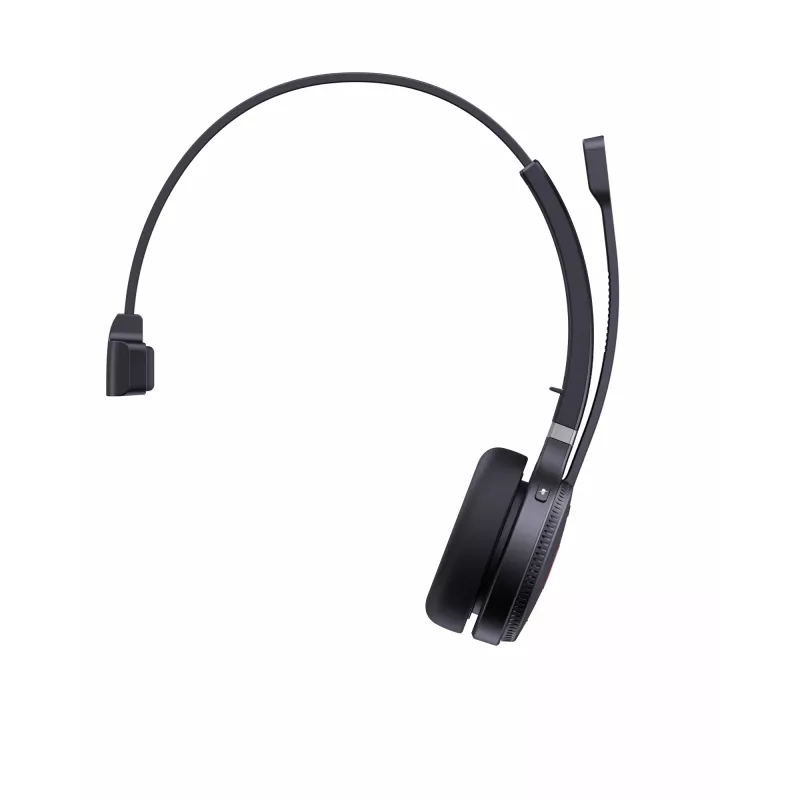 Yealink WH62 Mono UC Headset, Bezprzewodowy, Biuro/Call center, 20 - 20000 Hz, 80 g, Headset, Czarny