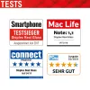 Displex Szkło hartowane (10H) dla Apple iPhone iPhone 13/13 Pro/14/16e/17e, Ekologiczna ramka montażowa, odporne na zarysowania
