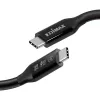 Kabel Edimax UC4 0,5 m 40 Gbit/s Czarny Wtyk męski do Wtyk męski