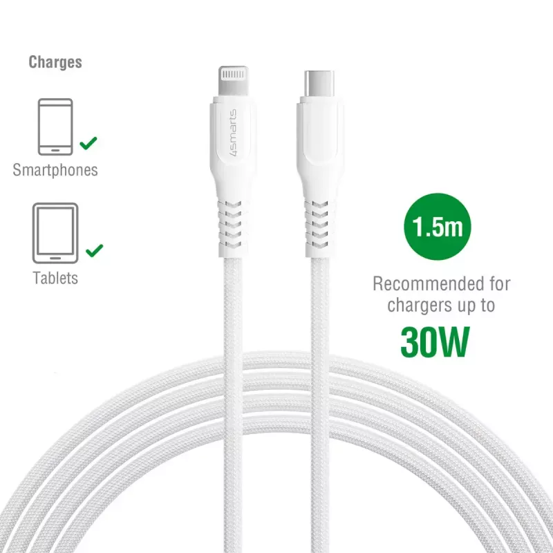 Kabel Lightning 4smarts 465592 1.5m USB C do Lightning