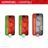 Displex Full Cover szkło hartowane (10H) do Apple iPhone 15/15 Pro, ramka montażowa Eco, pełne pokrycie