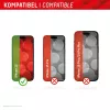 Displex Szkło Hartowane + Etui do Apple iPhone 15, Eko Ramka Montażowa, odporne na zarysowania