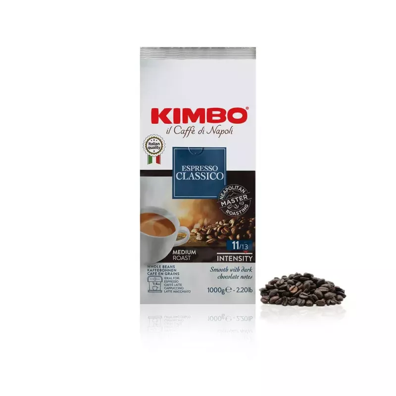 Ziarna kawy KIMBO 014089 Espresso Classico 1 kg średnio palone