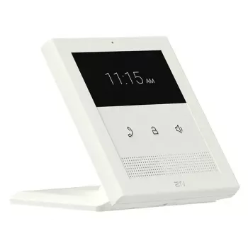 Wideodomofonowa stacja wewnętrzna 2N Clip 10,9 cm (4,3 cala) LCD, 480×272, dotykowa, biała, Gigabit Ethernet, DC/PoE