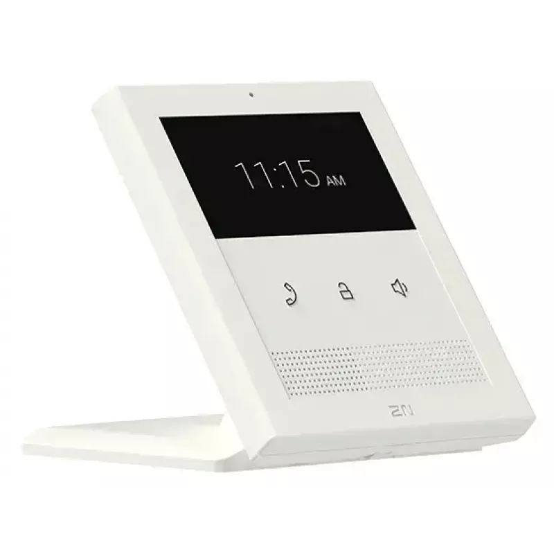 Wideodomofonowa stacja wewnętrzna 2N Clip 10,9 cm (4,3 cala) LCD, 480×272, dotykowa, biała, Gigabit Ethernet, DC/PoE