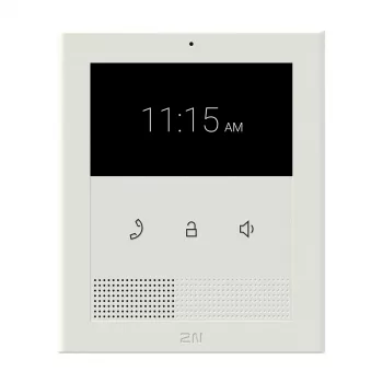 Wideodomofonowa stacja wewnętrzna 2N Clip 10,9 cm (4,3 cala) LCD, 480×272, dotykowa, biała, Gigabit Ethernet, DC/PoE
