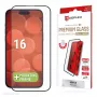 Displex Premium Ochrona ekranu (Full Cover, 10H) dla Apple iPhone 16, Eko ramka montażowa, Full Cover