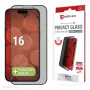 Displex Privacy Ochrona ekranu (10H) do Apple iPhone 16, Eco ramka montażowa, filtr prywatyzujący