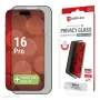Displex Privacy Ochrona ekranu (10H) dla Apple iPhone 16 Pro, ekologiczna ramka montażowa, filtr prywatyzujący