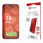 Displex Ochrona ekranu + Etui na Apple iPhone 16 Pro, Ekologiczna ramka montażowa, odporna na zarysowania