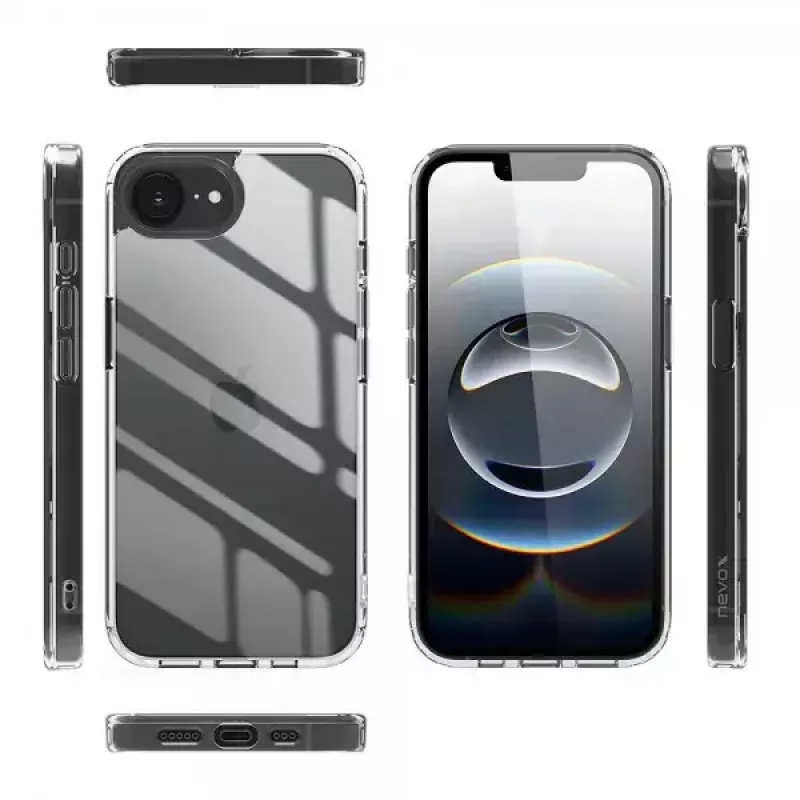 Etui Nevox 2496 do iPhone 16e 15,5 cm przezroczyste