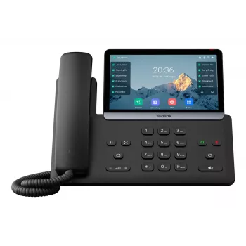Telefon IP Yealink SIP-T77U 7-calowy ekran dotykowy, dźwięk HD, stacjonarny telefon SIP