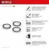 Displex Premium Camera Lens Glass, iPhone 17 Pro/17 Pro Max Glas, 10H, Single Rings, DLC, transparent, Quick Mount