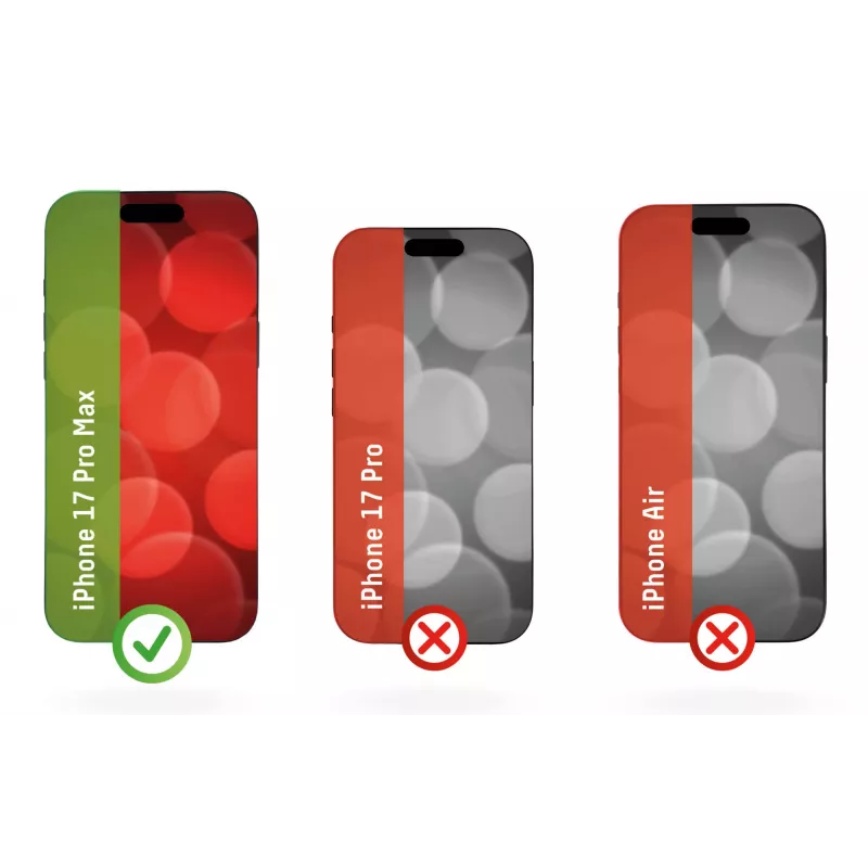 Displex Szkło Ochronne (10H) do Apple iPhone 17/17 Pro, Ekologiczna Ramka Montażowa, odporne na zarysowania