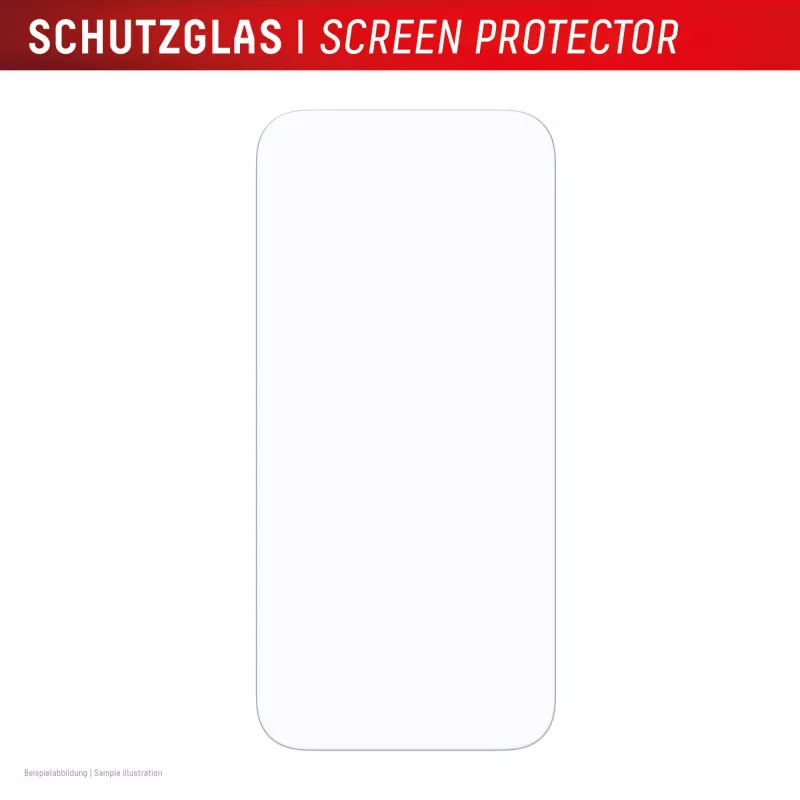Displex Szkło ochronne (10H) do Apple iPhone Air, ekologiczna ramka montażowa, odporne na zarysowania