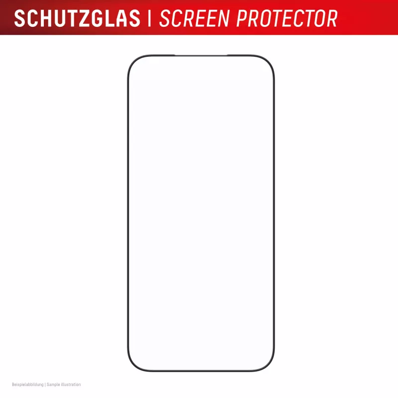 Displex Premium Ochrona ekranu (Full Cover, 10H) dla Apple iPhone 17 Pro Max, Ramka montażowa Eco, Pełne pokrycie
