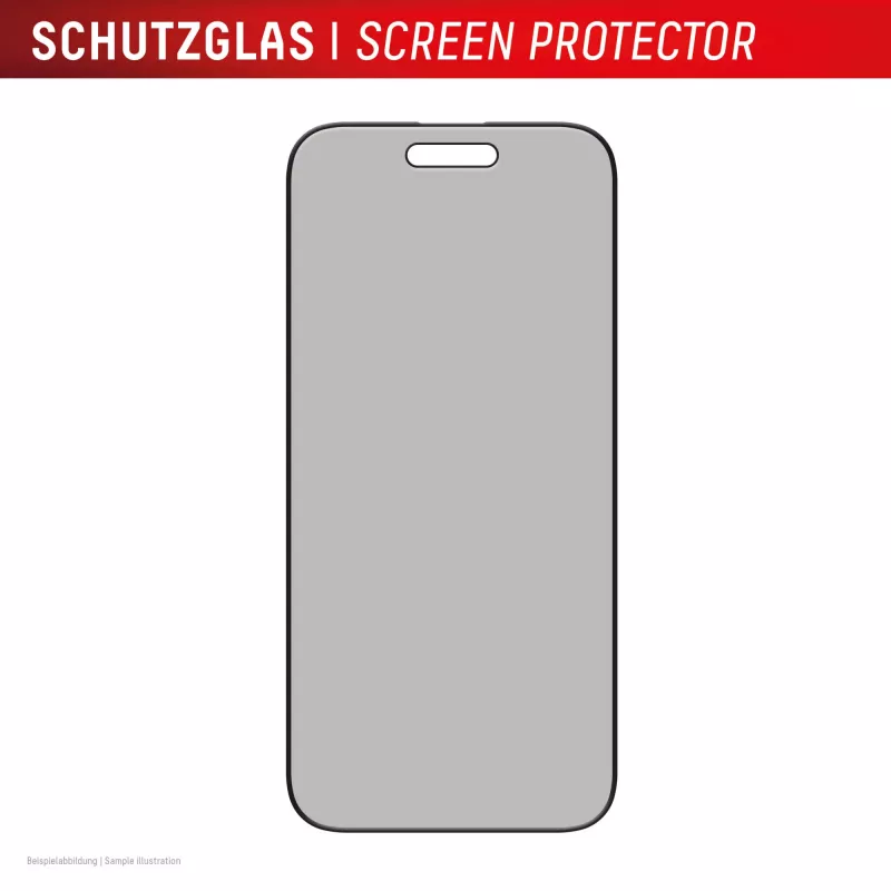 Displex Privacy Ochrona ekranu (10H) for Apple iPhone Air, Eco Mounting Frame, Privacy Filter