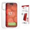 Displex Szkło Ochronne + Etui dla Apple iPhone 17, Eko Ramka Montażowa, odporne na zarysowania