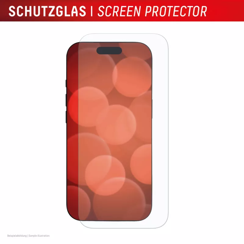 Displex Ochrona ekranu + etui do Apple iPhone 17 Pro, Eco Mounting Frame, odporna na zarysowania