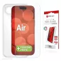 Displex szkło ochronne + etui do Apple iPhone Air, ekologiczna ramka montażowa, odporne na zarysowania