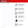 Displex szkło ochronne + etui do Apple iPhone Air, ekologiczna ramka montażowa, odporne na zarysowania