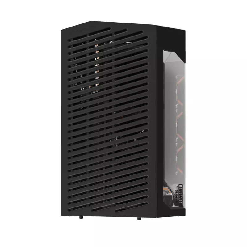 Obudowa PC Darkflash DY470 Full Tower — czarna, SPCC, obsługuje ITX/ATX, HDD 3,5 cala/2,5 cala, 1x tylny 120 mm, wentylatory boczne 120 mm